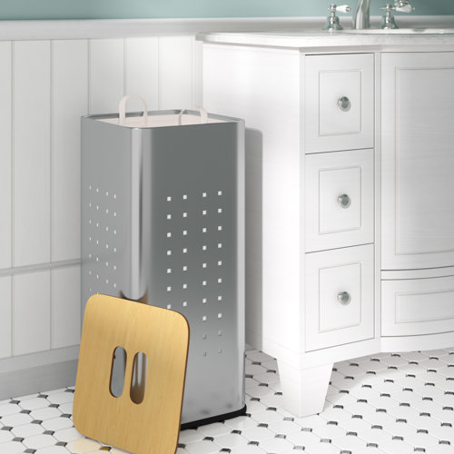 Mercer41 Square Laundry Hamper & Reviews Wayfair